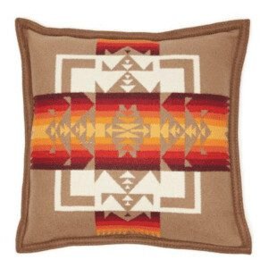 wool fall throw pillow